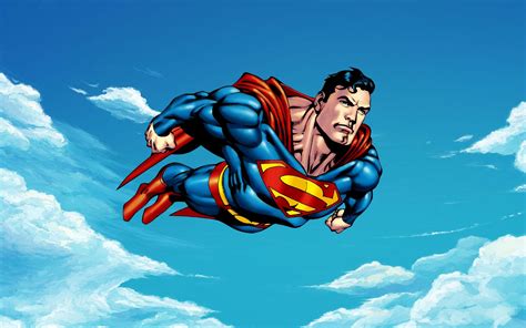 superman flying
